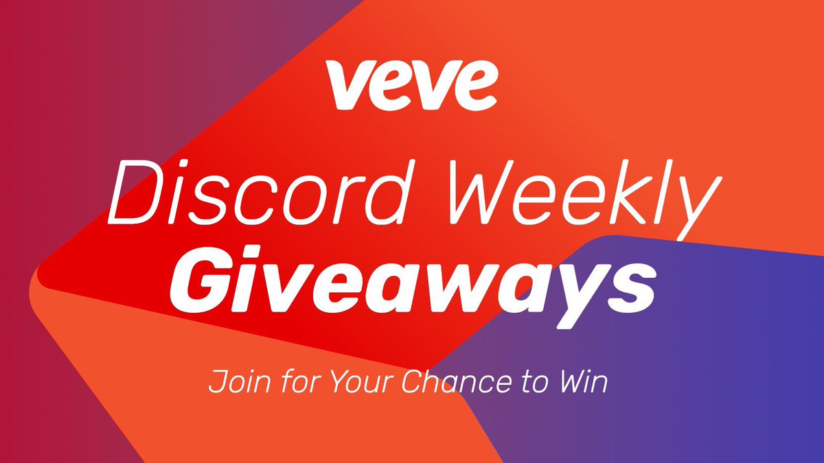veve_official's tweet photo. As a thank you to our passionate community of Collectors in the Discord, we are excited to bring you VeVe Discord Weekly Giveaways!

Every week, 3 different VeVe digital collectibles or comics of varying rarities will be up for grabs. Participants must be at least Discord Tier 2 and opt-in every week in the 🏆weekly-giveaways channel in order to enter.

Giveaway entry opens every Tue at 8:05 AM PT and will stay open for 48 hours. After the window closes, three (3) lucky Collectors will be chosen!

Discord: https://t.co/TulLmxIulr

Full T&Cs: https://t.co/c4qGXyOePp