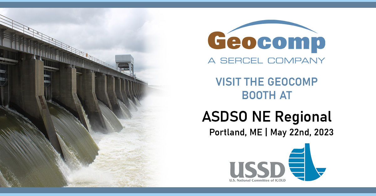 Next week, Geocomp is exhibiting at the Northeast Regional ASDSO conference in Portland, ME. Visit us at booth #411 to learn more about our dam capabilities #damsafety #monitoring #assetmanagement #ASDSO