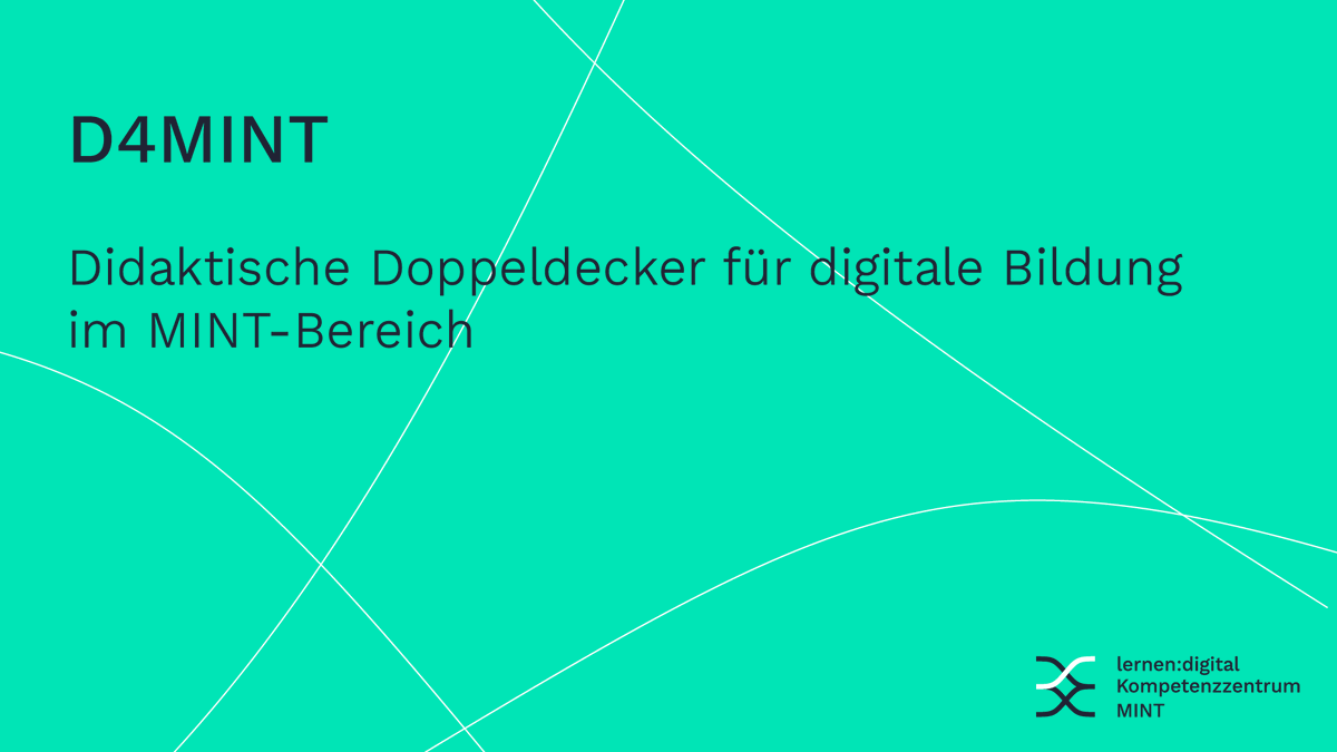 lernendigitalDE's tweet photo. Mithilfe des „didaktischen Doppeldeckers“ entwickelt der Verbund D4MINT Module und Fortbildungsformate, die ein breites Fächerspektrum abdecken und verschiedene Schulstufen adressieren. Mehr dazu: 👉 https://t.co/6Df3gVUvJD 
#twlz #lernendigital https://t.co/dh4L4DhiqT
