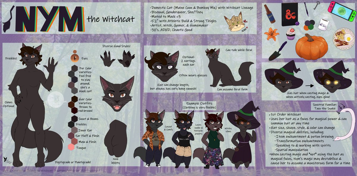 WitchcatCR's tweet photo. Heyo! I'm Nym, and I'm a queer artist who loves to draw the furry, sundry, witchy, and nerdy sides of life <3 
☕️https://t.co/vN3txWGW0g Queue &amp; Pricing
🍺https://t.co/9QnOWbOWt7 Gallery 
🌿https://t.co/VlLB8zY8mV Shop &amp; Tips
🍂https://t.co/vqIxQI8VUI Streaming https://t.co/q3kb62DFa5