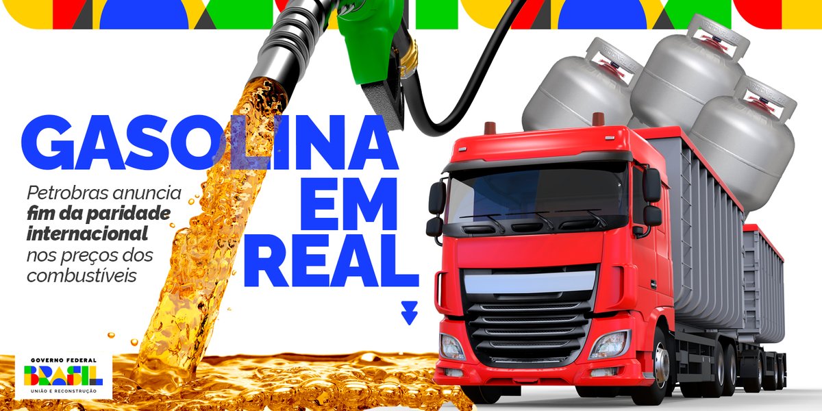 A notícia que os brasileiros e as brasileiras esperaram por tanto tempo finalmente chegou! A Petrobras anunciou hoje que o preço da gasolina, do diesel e do gás de cozinha vai baixar nos postos de todo o país. 
Vem saber mais 👇