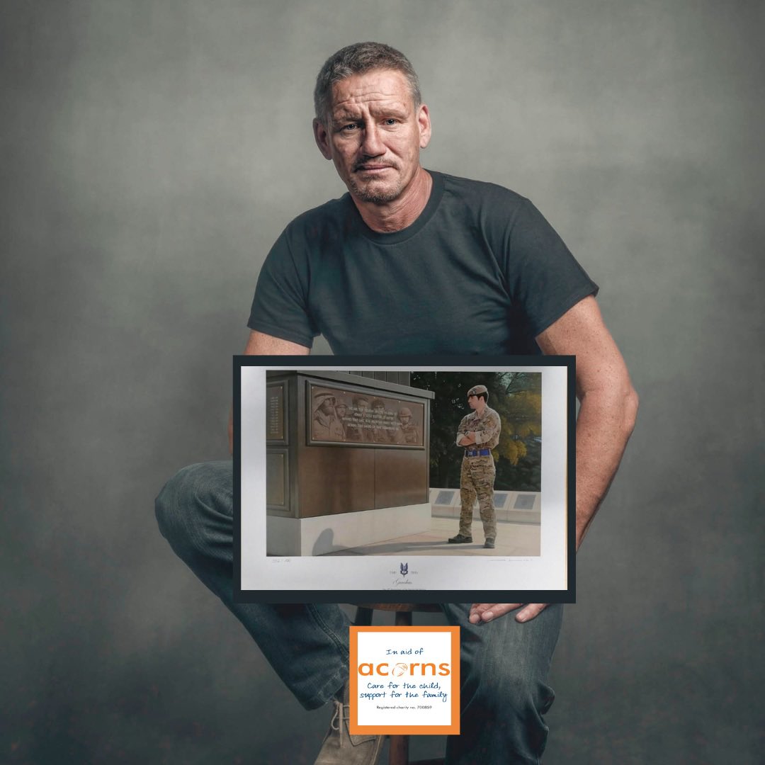 Help us raise funds for <a href="/AcornsHospice/">Acorns Children's Hospice</a> by purchasing a raffle ticket to win a signed Special Air Service print by the awesome <a href="/billingham229b/">Billy Billingham MBE QCB</a>. Thanks in advance for all of your support and thank you to Billy for agreeing to sign this amazing print. Get your ticket here: