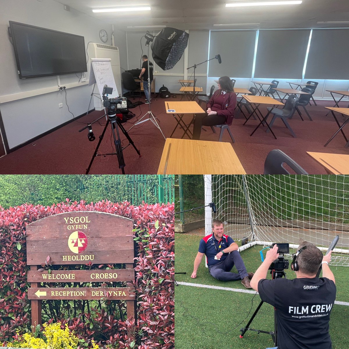 Filming at <a href="/HeoldduCS/">Heolddu Comprehensive School</a> <a href="/DHTHeolddu/">Adam Johnston</a> today discussing the Managing Anxiety and panic Attacks interventions delivered by <a href="/RCymru/">Regener8 Cymru</a> 
Some amazing outcomes 👏