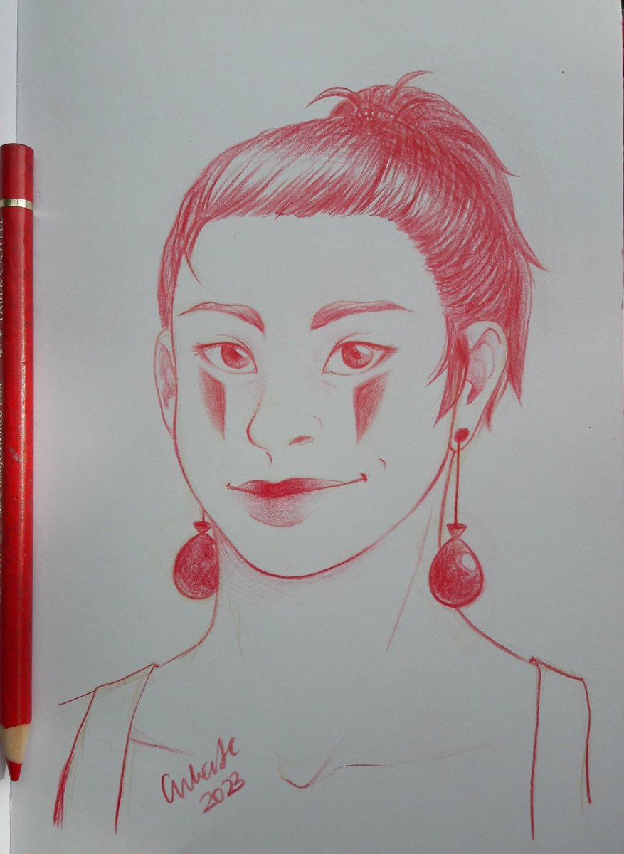 Cnikaite's tweet photo. Behold: another oc portrait!!! This is Nanami shes a circus girl and i love her https://t.co/xVuWHZuEUy