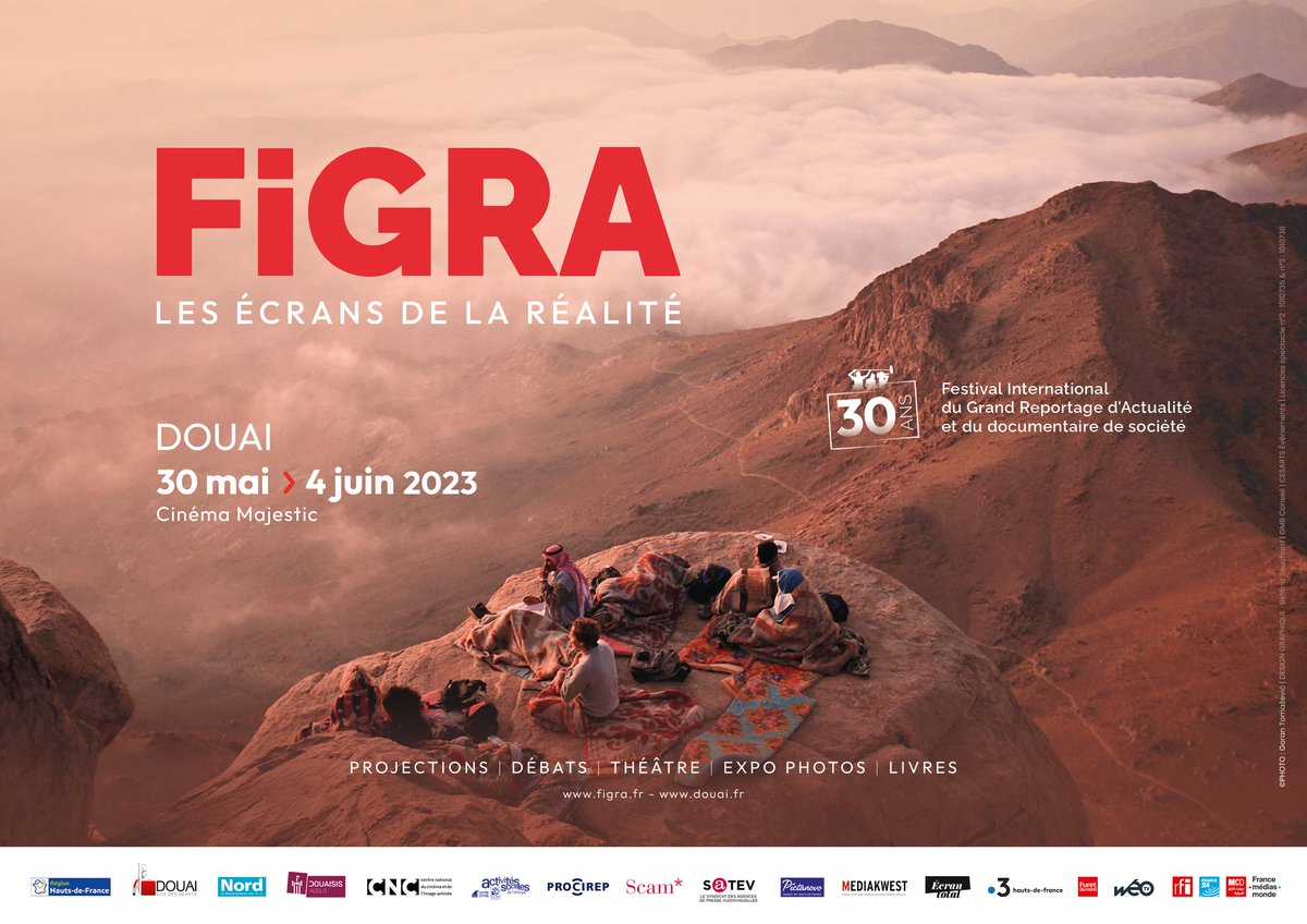 #figra Plus que quelques jours avant le début du @FIGRA_Festival qui se déroulera du mardi 30 mai au dimanche 4 juin à #Douai, avec une programmation au cinéma Le Majestic, mais également au musée <a href="/ChartreuseDouai/">Musée de la Chartreuse Douai</a>, et au théâtre !

Infos en + :
figra.fr