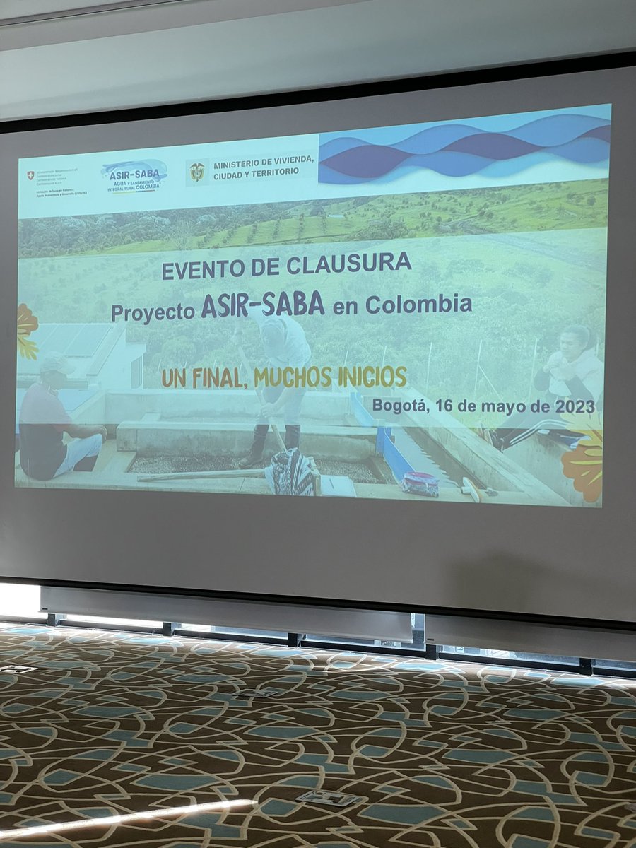 MarioPosada2020's tweet photo. Con complacencia acompañamos a Ing. Diana Marcela Cuesta, profesora @F_UAMERICA participante en el proyecto ASIR-SABA, Agua y Saneamiento Integral Rural Colombia,  a presentación con presencia del Embajador @SuizaColombia y @Minvivienda 
#OrgulloUniamericano https://t.co/4JqAugFFkl