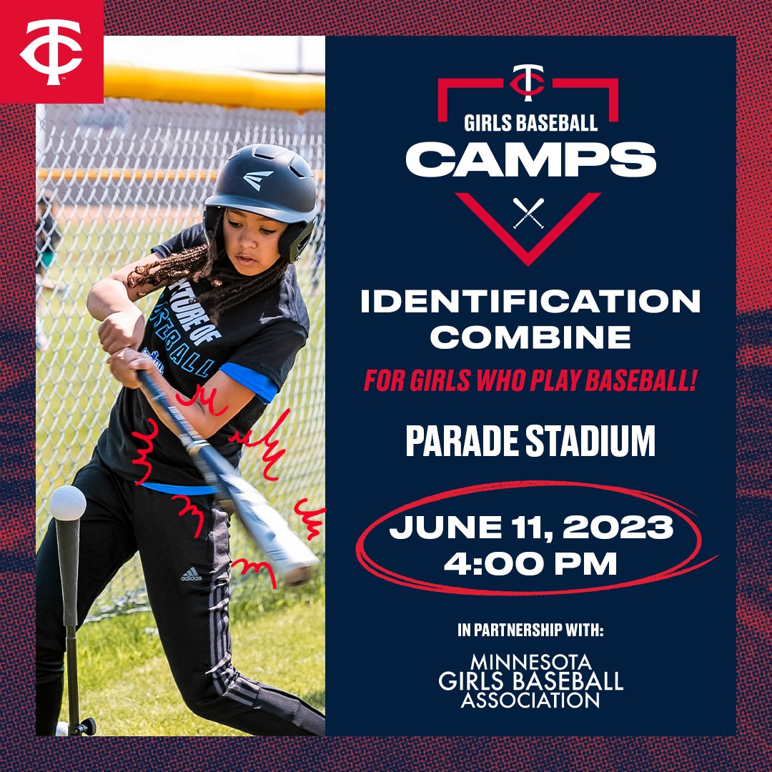 We are so proud to announce a series of Girls Baseball programming this summer! 𝗝𝘂𝗻𝗲 𝟭𝟭: Girls Baseball ID Combine, Minneapolis, MN - we're working hard to establish a pipeline of girls who are currently playing, or want to play, baseball in the Upper Midwest!