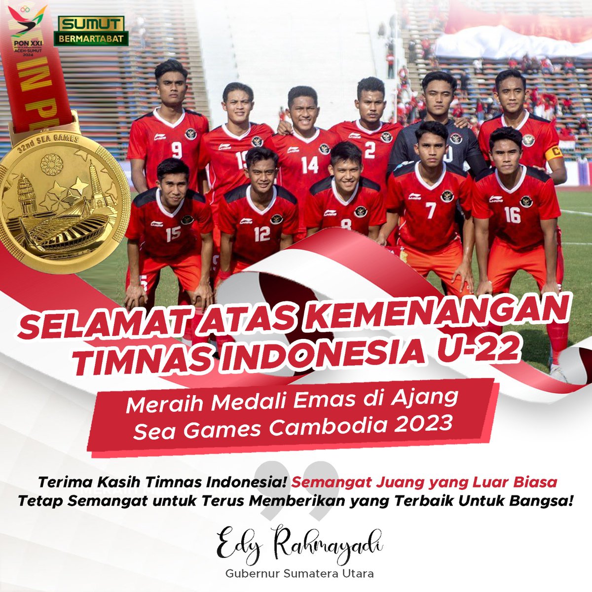 Edy Rahmayadi tweet media