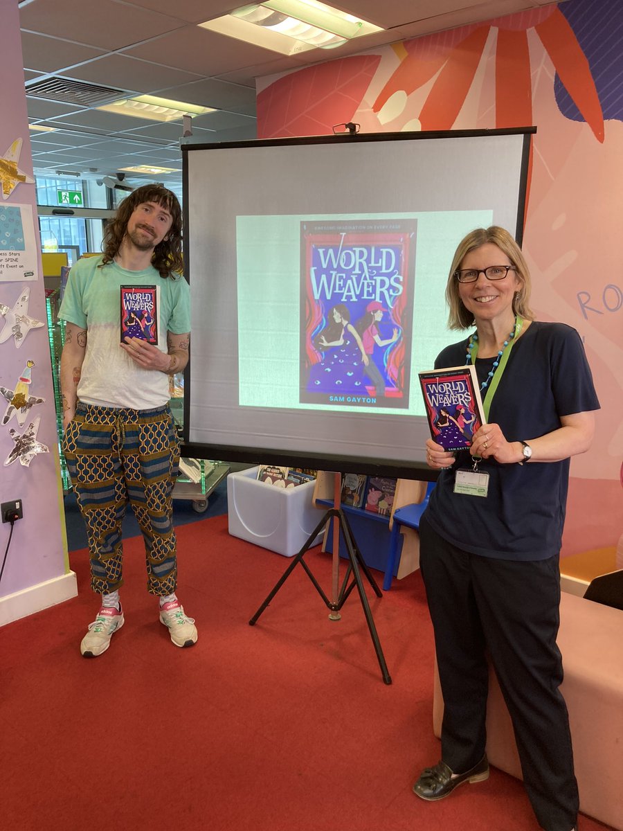 #OrpingtonLiteraryFestival: Day 2: Fabulous day at #OrpingtonLibrary with amazing authors @sam_gayton & @Mo_OHara who ran excellent sessions for Yr 6 & Yr 2 pupils from @LeesonsSchool & @stmarycraypa We had battles & bees & so much more! Thanks to all! @Orpington1st