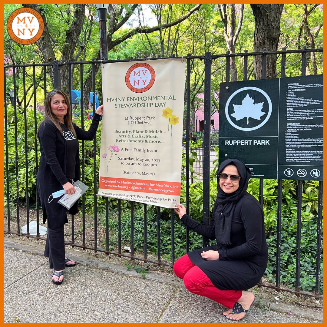 Mv4Ny's tweet photo. MANY’s Environmental Stewardship banners are up at Rupper Park.
Join us on Saturday, May 20, from 10 am to 1 pm, for a fun, family friendly event at Ruppert Park! Sign up asap as there are limited spots.
https://t.co/84CC3herDg
#mvny #giveservegrow #ruppertparknyc #nycparks https://t.co/RyDz5asD3X