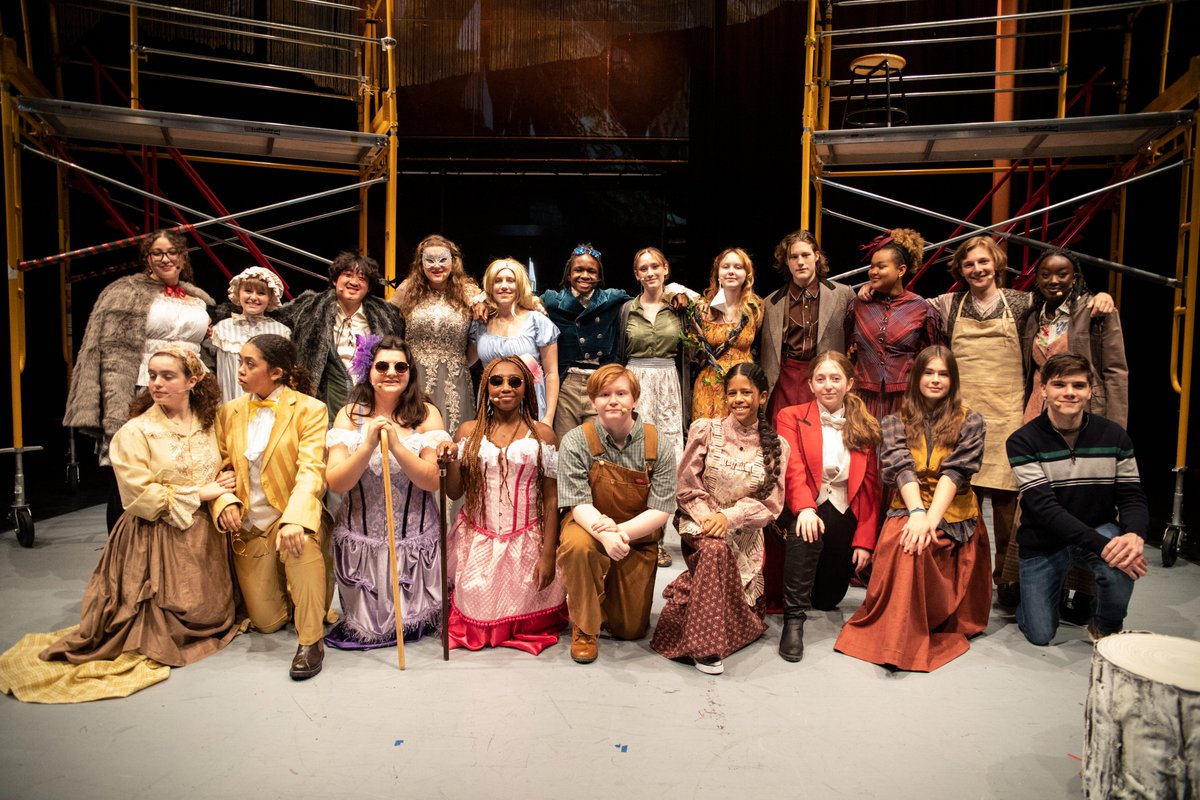 Into the Woods was a success! The show, one of Stephen Sondheim's most popular works, follows a baker and his wife as they go on a journey to reverse a witch's curse, encountering beloved storybook characters along the way. Our actors were sensational!