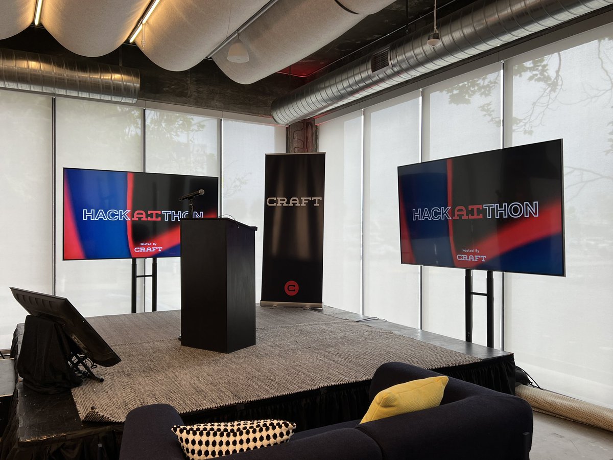 anna_gandrabura's tweet image. #hackAIthon ready @craft_ventures