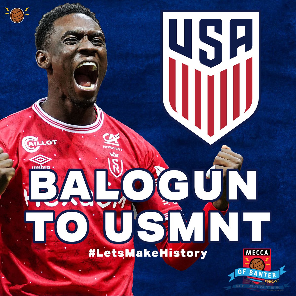IT’S HAPPENING! @balogun 

21 year old Folarin Balogun has decided to officially represent the @usmnt at the international level. 

FIFA confirmed today that it’s approved a request to change Balogun’s national eligibility from England.

#letsmakehistory #usmnt #balogun