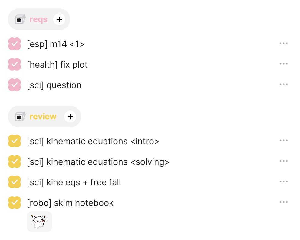 studycam1's tweet image. study log for 051623 🍡