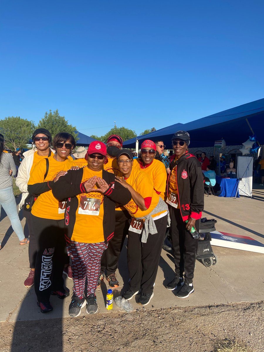 dstepac's tweet photo. El Paso Alumnae Chapter participated in the 15th Annual Autism Run/Walk on April 29, 2023, supporting Autism Awareness Month. The Autism Society of El Paso recognized the Chapter for their Corporate Sponsorship in support of the Autism Community with a plaque. https://t.co/bdxSodjGYz