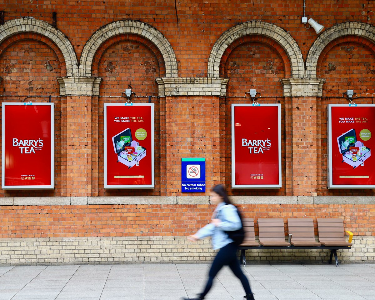 There is always time for tea and always time for consideration in the rail environment! @BarrysTeaTweets on the @IrishRail Connolly gallery #highdwelltime #audience @PMLGroup