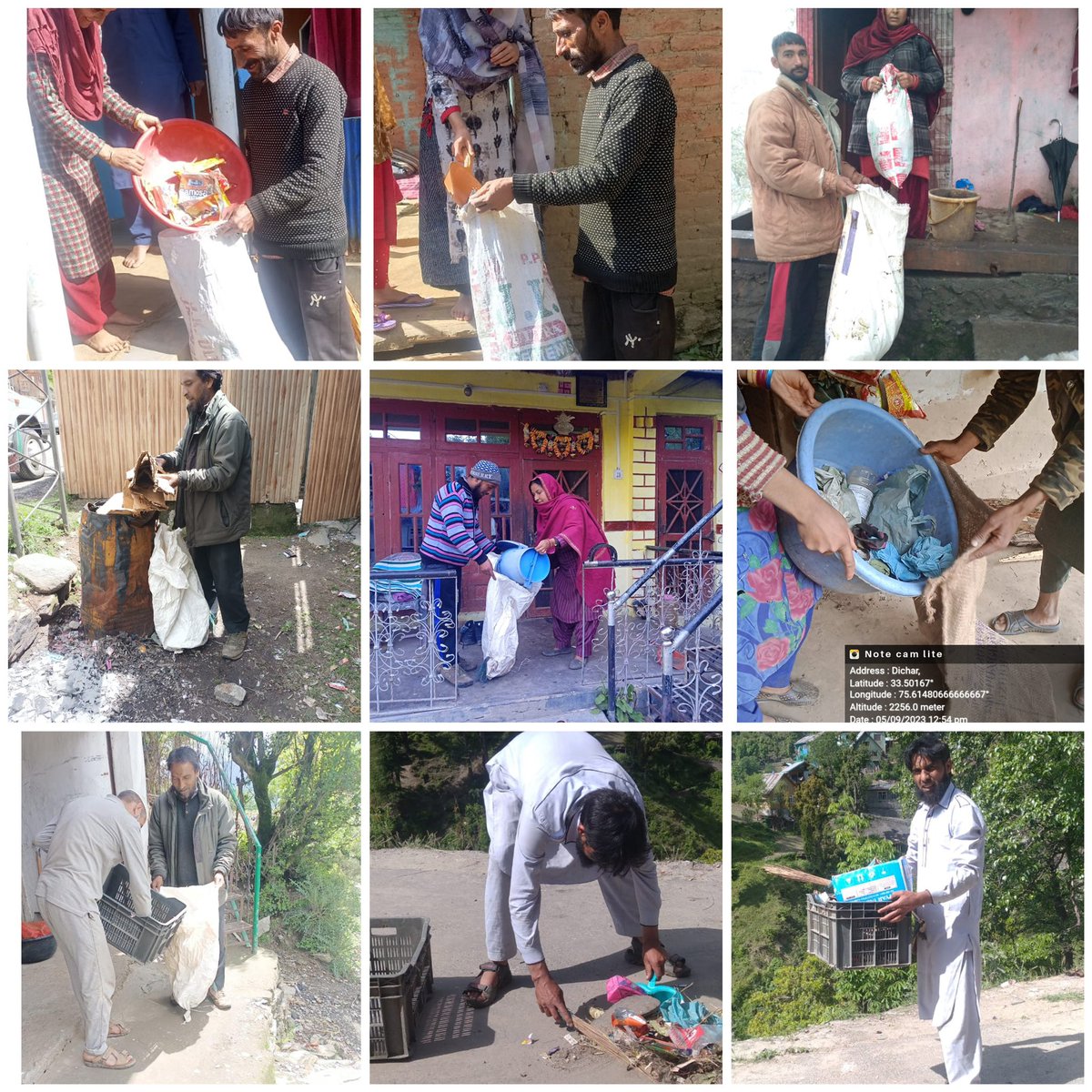 BDOChowkiChoura's tweet photo. Collection of solid waste through sanitary workers.Awareness with regard to source segregation at household level into Biodegradable & non biodegradable waste also being raised.
#ODFPlus #SBMPhase2
@dckishtwar @CeeDeeSingh @ https://t.co/g0AMhqco5D
