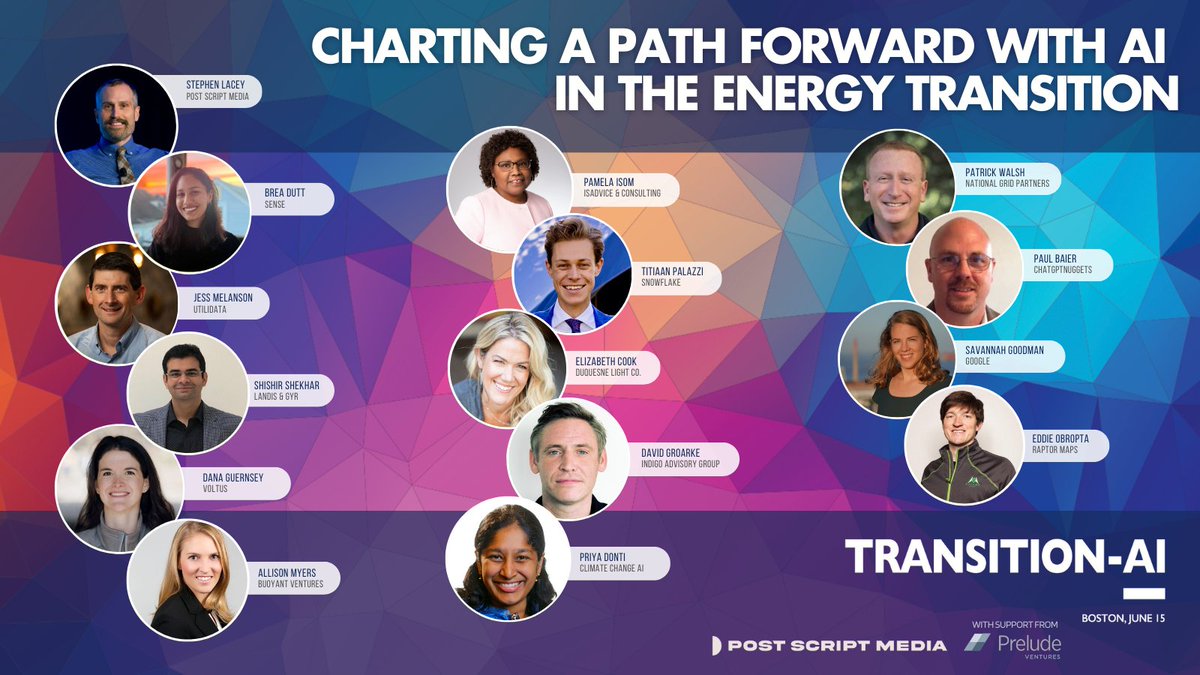 _LatitudeMedia's tweet image. The era of #ArtificialIntelligence has started in energy. Want to know how it will impact your company?

Join us at Transition: AI Boston on June 15th to hear from utilities, tech companies, startups, and energy experts working on AI + energy.

Register ➡️ bit.ly/3Nk01OK