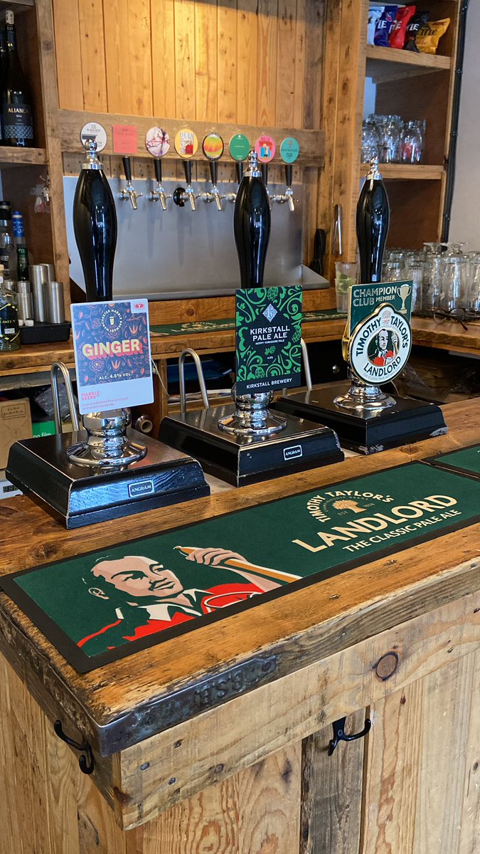 Heaton Hops - Tap House & Bottle Shop (@heatonhops) on Twitter photo Lovely spread for a Tuesday ☀️🍺
Cask <a href="/marblebrewers/">Marble Brewery</a> <a href="/kirkstallbrew/">Kirkstall Brewery</a> <a href="/TimothyTaylors/">Timothy Taylor's Brewery</a>
Keg <a href="/TrialAle/">Trial & Ale Brewing</a> <a href="/Blackjackbeers/">Blackjack Brewing Co.</a> <a href="/GlassHouseBeers/">GlassHouse Beer Co</a> <a href="/deyabrewery/">DEYA</a> @trackbrewco <a href="/BraybrookeBeer/">Braybrooke Beer Co</a> Lovely spread for a Tuesday ☀️🍺
Cask <a href="/marblebrewers/">Marble Brewery</a> <a href="/kirkstallbrew/">Kirkstall Brewery</a> <a href="/TimothyTaylors/">Timothy Taylor's Brewery</a>
Keg <a href="/TrialAle/">Trial & Ale Brewing</a> <a href="/Blackjackbeers/">Blackjack Brewing Co.</a> <a href="/GlassHouseBeers/">GlassHouse Beer Co</a> <a href="/deyabrewery/">DEYA</a> @trackbrewco <a href="/BraybrookeBeer/">Braybrooke Beer Co</a>