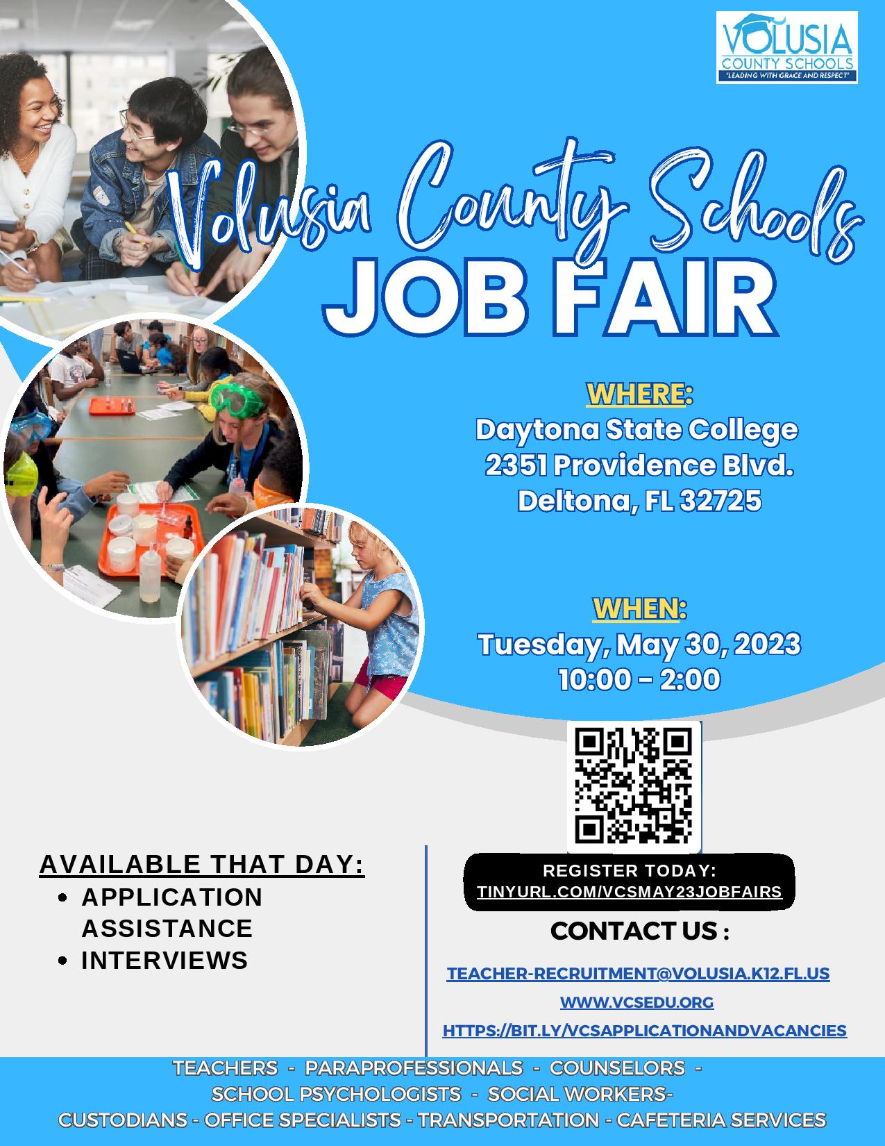 Volusia County Schools Job Descriptions Volusia County Schools on Twitter: "Don't miss the Volusia County