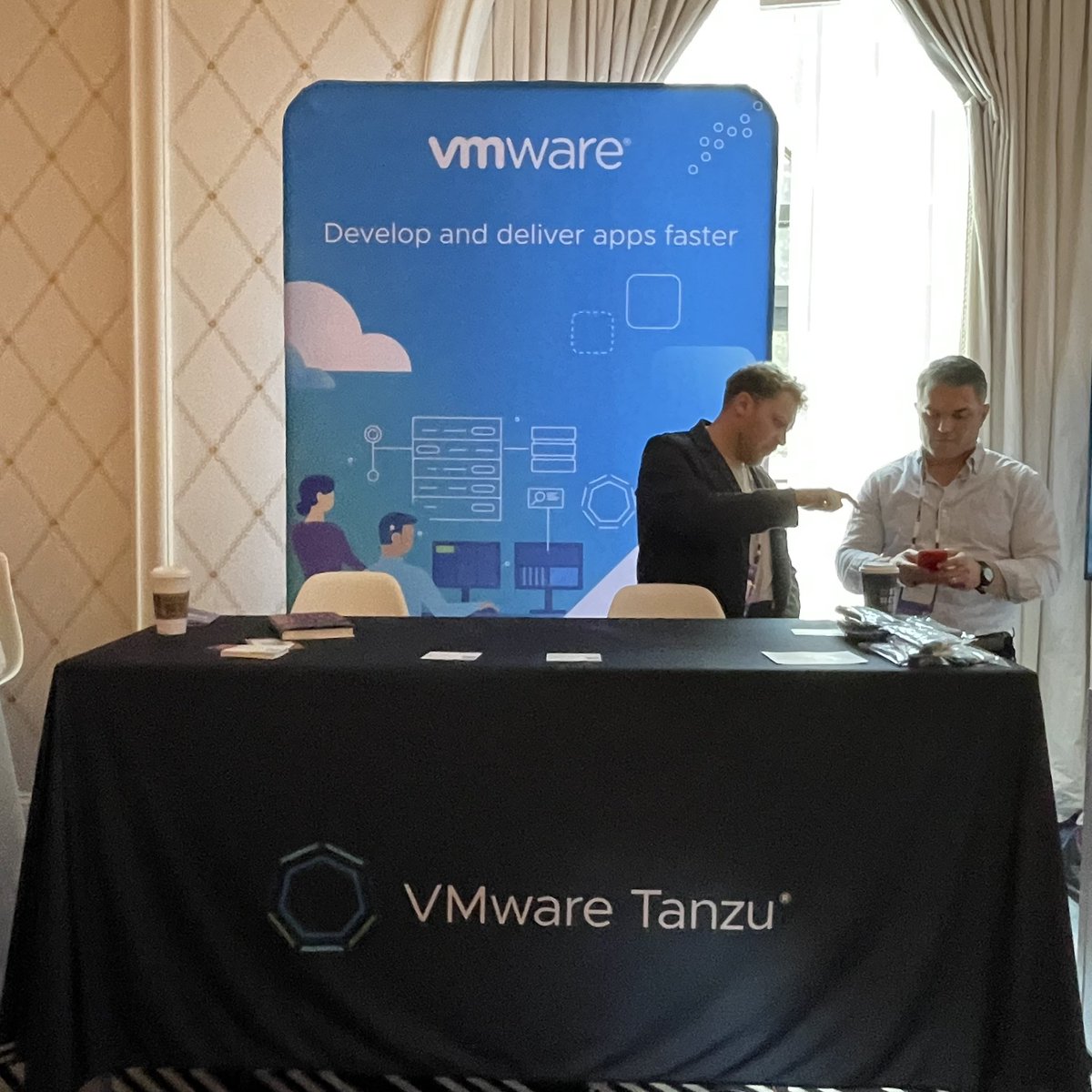 I’m working the VMware booth at #CfASummit.  Come see me to talk about building, scaling, and modernizing software for government!