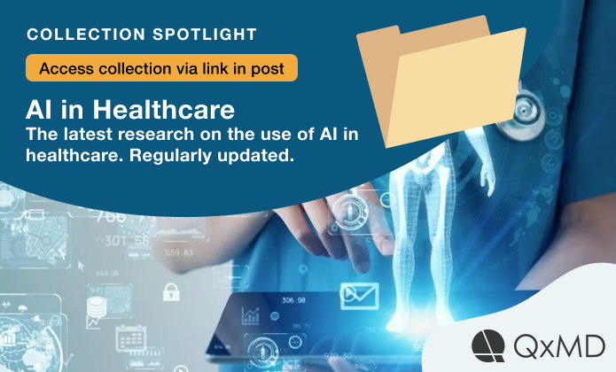 Discover the latest research on AI in healthcare. Follow our new collection on Read by QxMD and stay informed on the advancements of this rapidly evolving field.

qxmd.com/r/shared-colle…

A sample of what you will find below.

#AIinHealthcare #ReadbyQxMD #HealthcareResearch