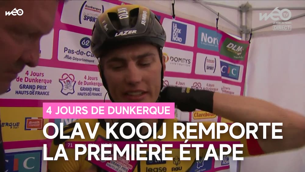4 Jours de Dunkerque : l'inteview d'Olav Kooij, vainqueur de la 1ère étape weo.fr/video/4-jours-… #weo