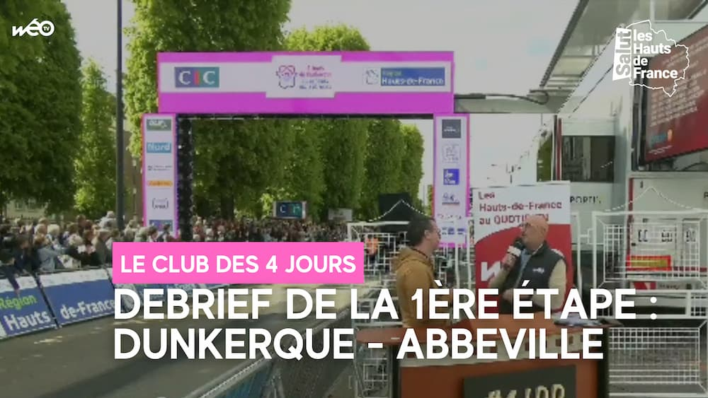 Le Club des 4 Jours : 1ère étape : Dunkerque - Abbeville weo.fr/video/le-club-… #weo