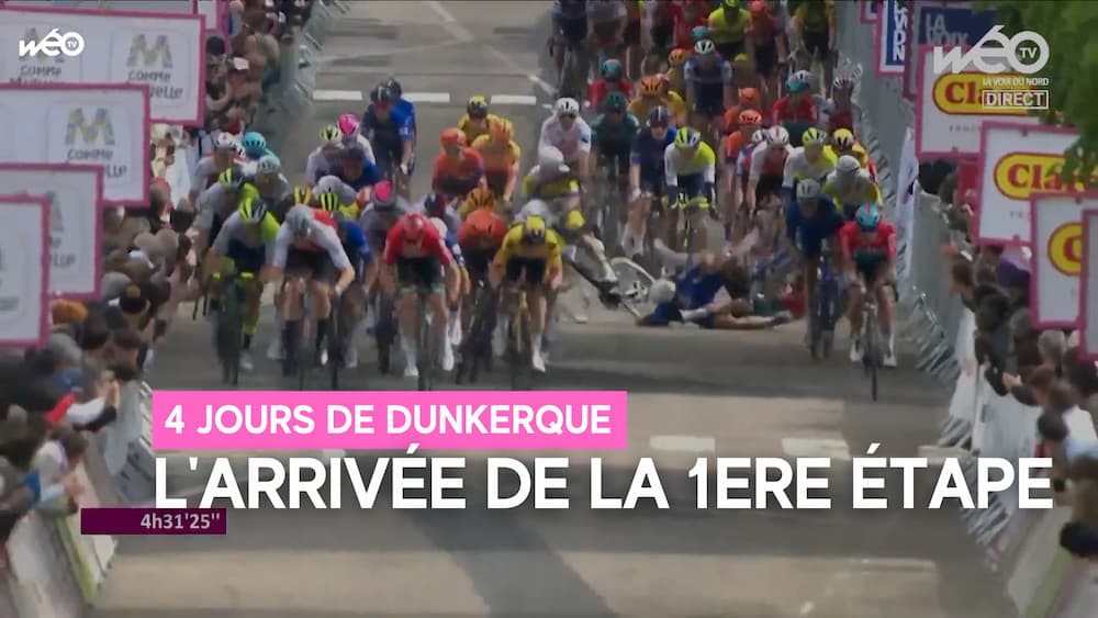 Les 4 Jours de Dunkerque : les dernières minutes de la première étape : Dunkerque - Abbeville weo.fr/video/les-4-jo… #weo