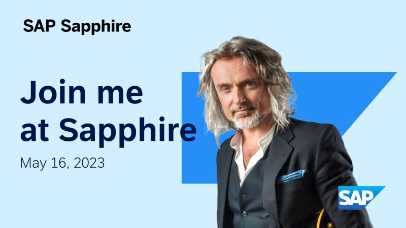 "I'm human, by the way." says Martin Wezowski, Futurist at #SAPSapphire

#humanatlast  

Join the livestream: go3.events.sap.com/sapsapphire/vi…