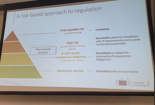 crt_ai's tweet photo. Our centre director, Professor @BarryOSullivan gave a wonderful talk today, on the ethical challenges and considerations in #AI to our PhD Researchers during CP'23 Training Week. 
#EthicalAI 
#humanlikebias 
#facialrecognition #ChatGPT 
#codeofconduct https://t.co/V2AJD90OvJ