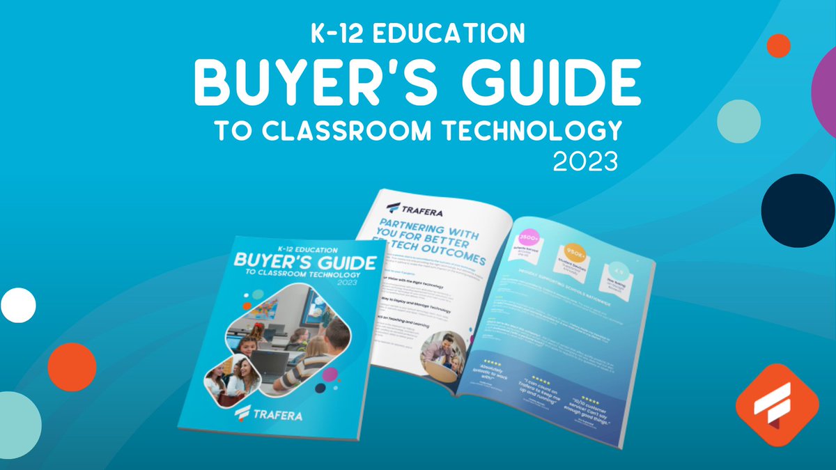 TraferaOfficial's tweet photo. When you partner up with @TraferaOfficial, our experienced team will advise + support you along every step of your #K12 #EdTech journey.

See how we're more than just #Chromebooks + classroom displays: https://t.co/5EBgJPvW9b

#GoogleEdu #StudentAccessibility #Edu #EdTechChat https://t.co/8lqkDFJYUV