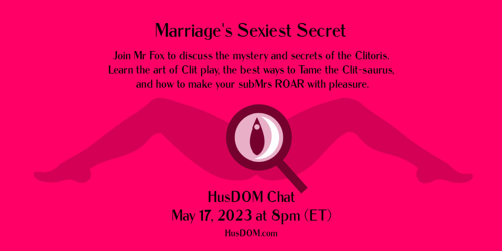 HusDom_'s tweet photo. Gentlemen, have you given the Clitoris enough consideration lately?
Join our group of married monogamous men to discuss the ins and outs of the CLIT...
#marriedcouple #masculinity #marriage #Tradwife #husdom #submrs #dominant # https://t.co/6m5rNEMi3d