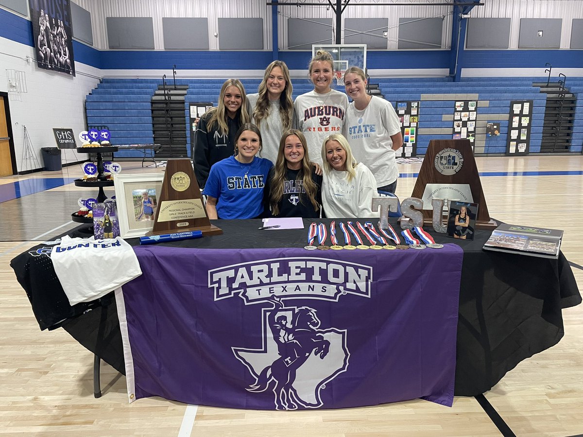 Congrats <a href="/avarcantrell/">Ava Cantrell</a> on signing your letter if intent to run track at Tarleton! 

It takes what it takes! 
#TPW