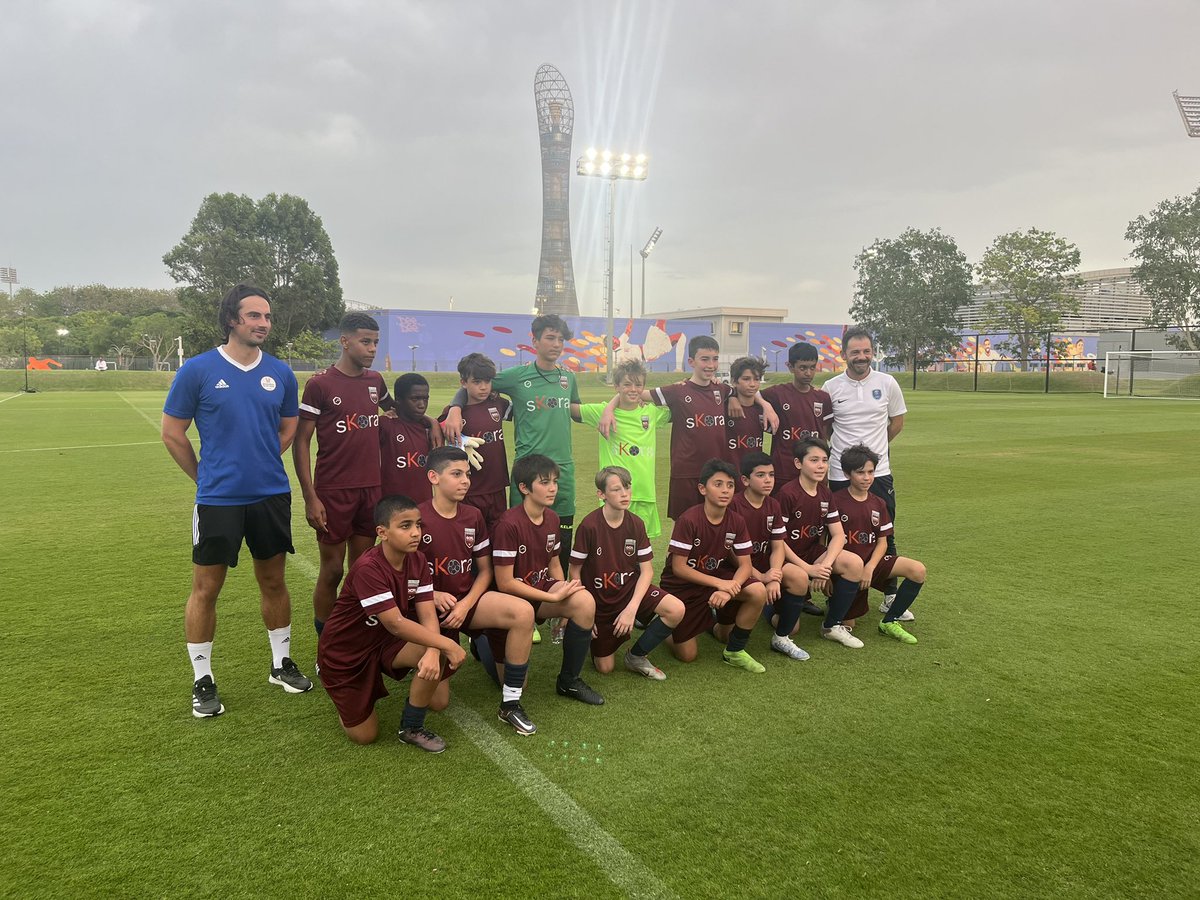 Well done to all involved today <a href="/Aspire_Academy/">Aspire Academy 🇶🇦 أكاديمية أسباير</a> what a facility and the lads <a href="/LUSAIL_FA/">Lusail Football Academy ™️</a> done themselves proud ⚽️
