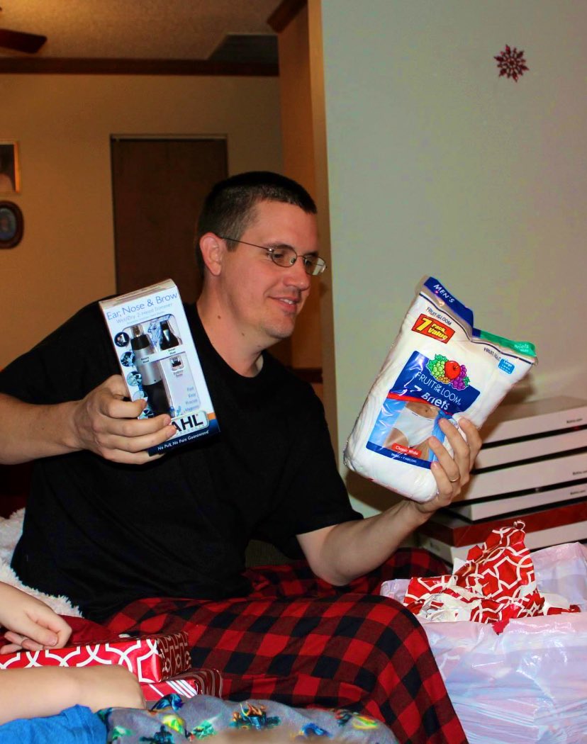 Herewego10132's tweet photo. Another happy recipient of tighty whities for Christmas https://t.co/eSzXfVRaXX