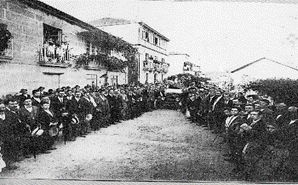 Arbo
José Gil arredor de 1914 estaba a preparar a filmación dun proxecto sobre a lamprea, do que non tivemos máis referencias. En Arbo provocou a expectación maioritaria da veciñanza cando o seu Ford chegou a  Arbo, momento oportunamente inmortalizado en Vida Gallega 1914.