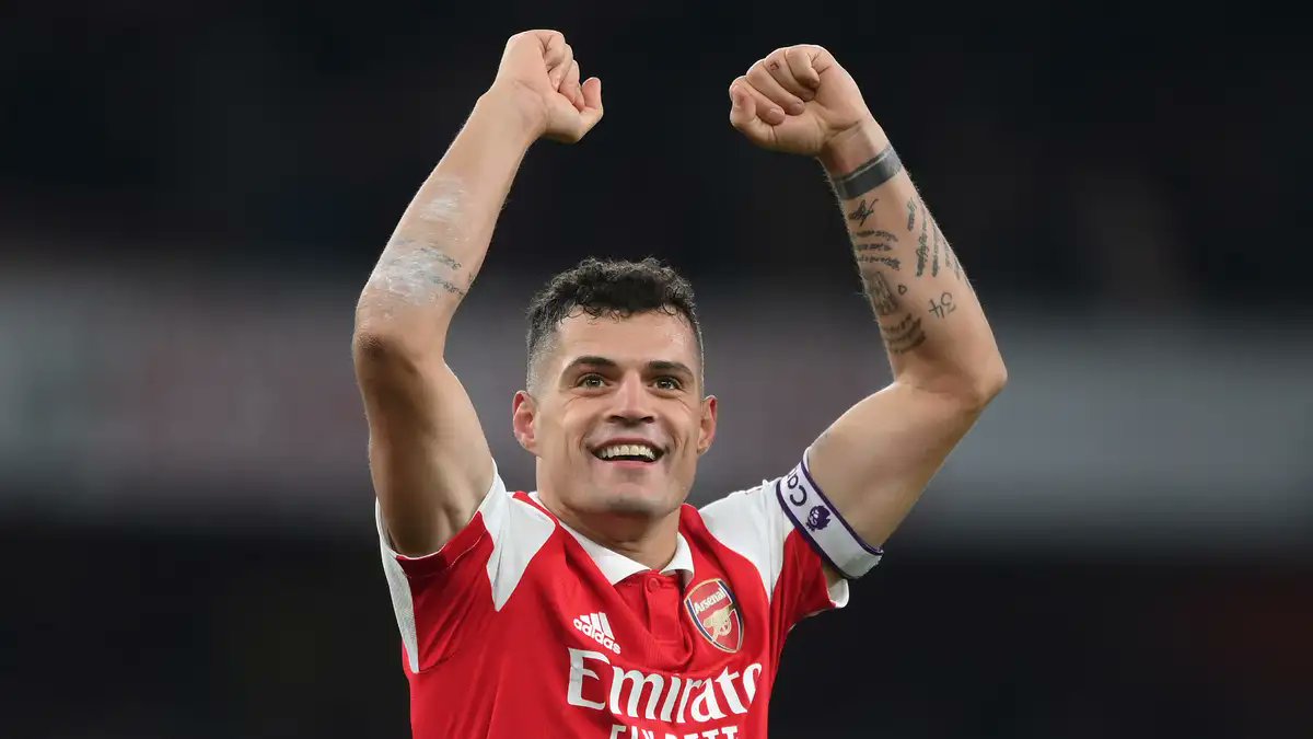 From the most hated to the most loved player in the current squad. Everything I ever wanted for Granit Xhaka. We won at the end💪🏼