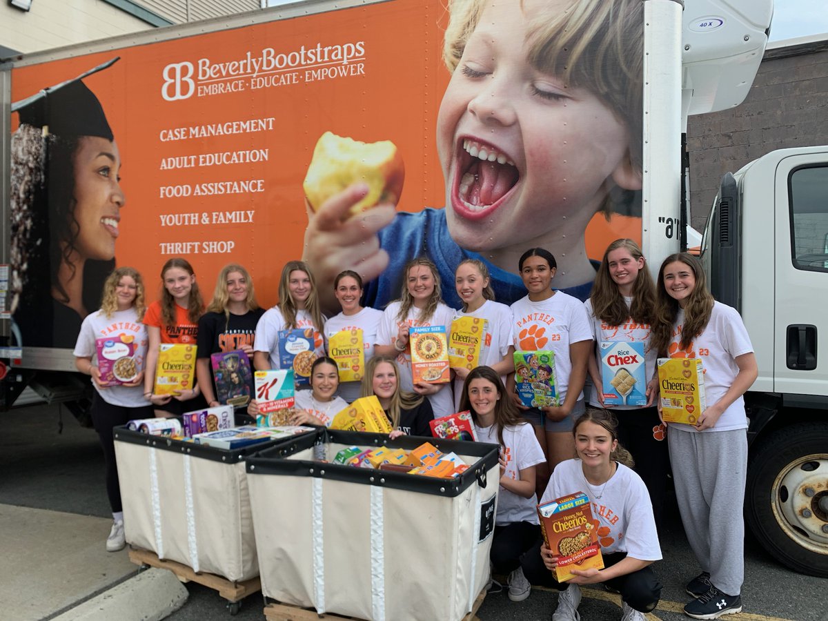 Girls Softball, Girls Lacrosse and Girls Tennis all scoring big points with us as they help fill our Pantry shelves!  Collectively these teams donated more than 300 pounds of needed items!!... and items were really need!! We are psyched and grateful!