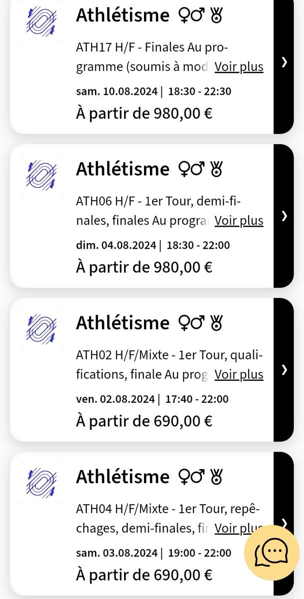 Privatisation de <a href="/Paris/">Paris</a> pour les riches @_@ Les prix pour assister aux <a href="/jeuxolympiques/">Jeux Olympiques</a> de #Paris2024 !!!!!
#Paris #Macron