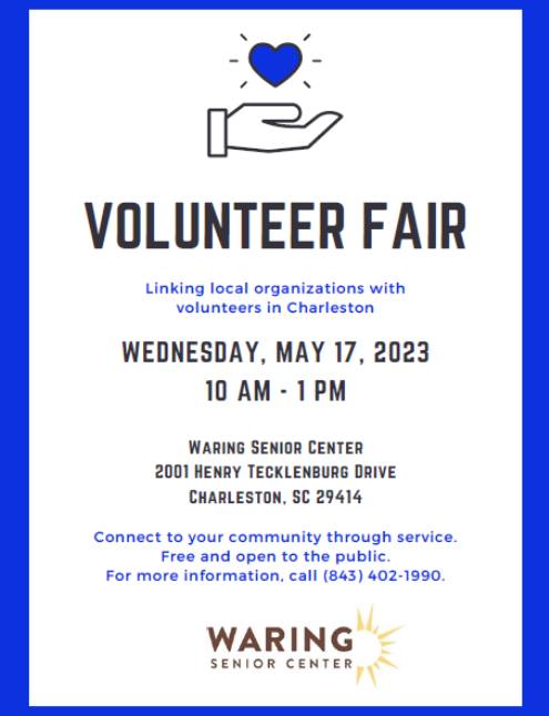 We will be here! Stop by to learn more about how you can volunteer with us! #chsevents