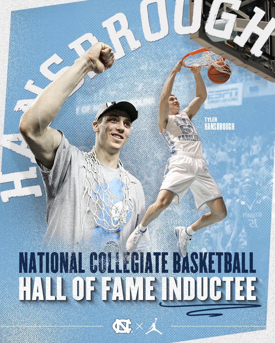 Tyler Hansbrough becomes the 14th Tar Heel to be inducted in the National Collegiate Basketball HOF 🙌

🔗: bit.ly/450ltyJ