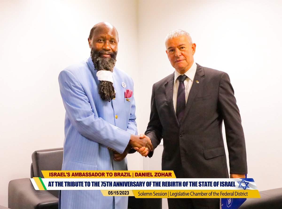 The MIGHTIEST PROPHET OF THE LORD honored at the Brazilian senate on the commemoration of Israel's 75th anniversary. 

This establishes the fact that our relationship to the Jews &amp; Israel is very important to us as Christians. #IsraelMegaProphets #Israel75thAnniversary