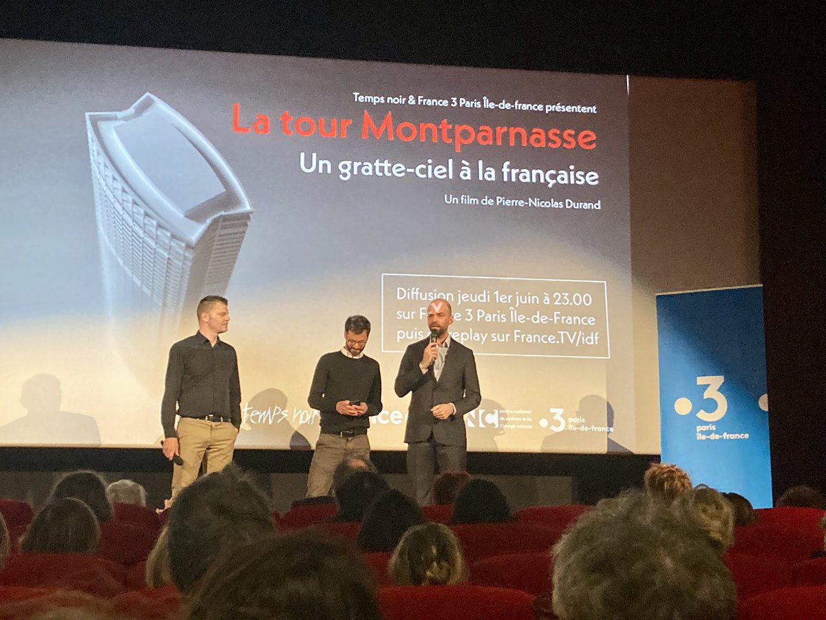 Présente hier soir à la première du documentaire La tour Montparnasse a voir bientôt sur France 3 et à découvrir sur les ondes. #montparnasse #paris