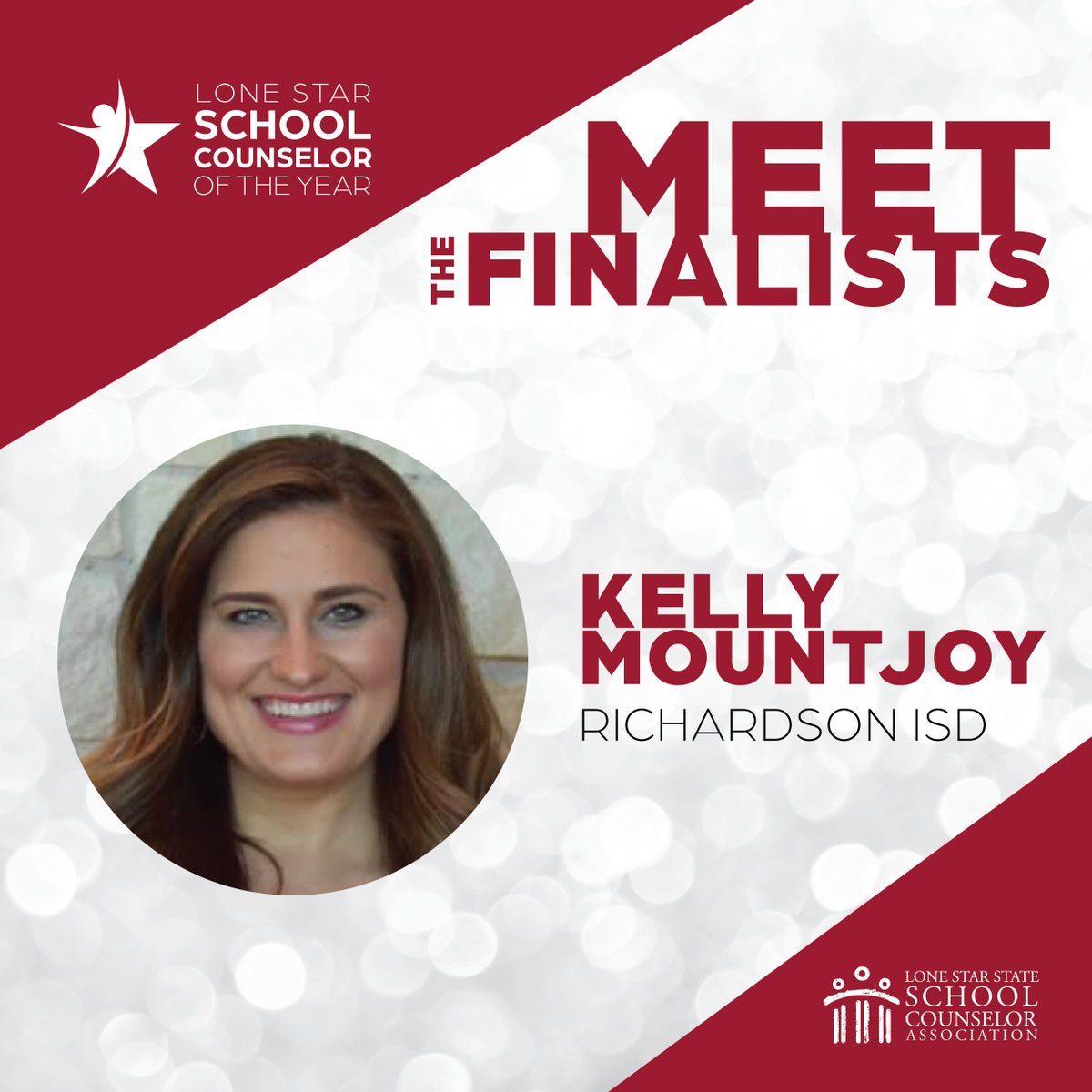 LSSSCA1's tweet image. Texas! We proudly announce our 2023 Texas School Counselor of the Year Finalists! Pls retweet & help us congratulate Kelly Mountjoy for her top-notch excellent comprehensive counseling program! Way to go! Keep shining! #scchat #schoolcounseling #Texas #LSSSCA
🎉🎉