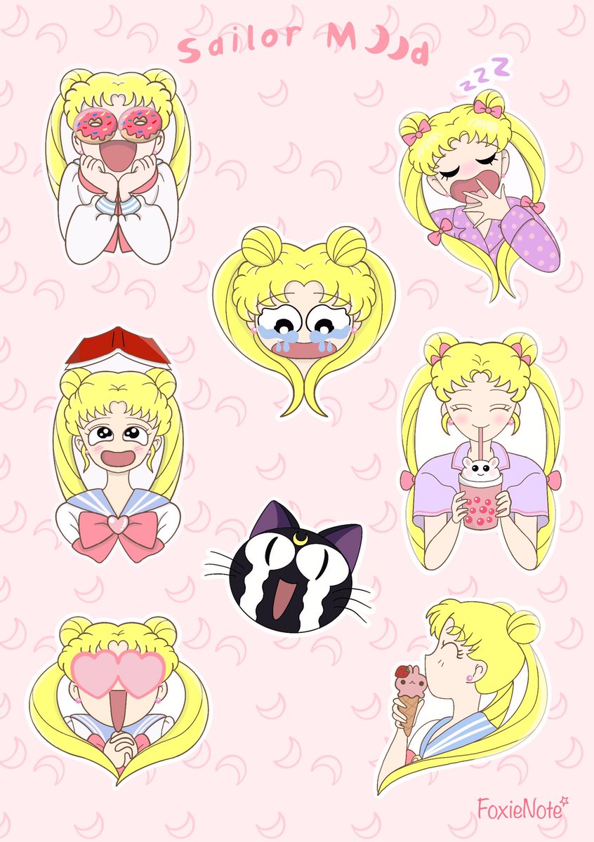 I made these cutie stickers for FoxieNote brand 💖🎀🍩🍦

#nft #NFTComminity #NFTCollection #nftcollector #nftart #NFTartist #digitalart #DigitalArtist #digitalillustration #sticker #stationery #cutesticker #SailorMoon #webtoon #planner  #anime #animeedit #animeart #animartist