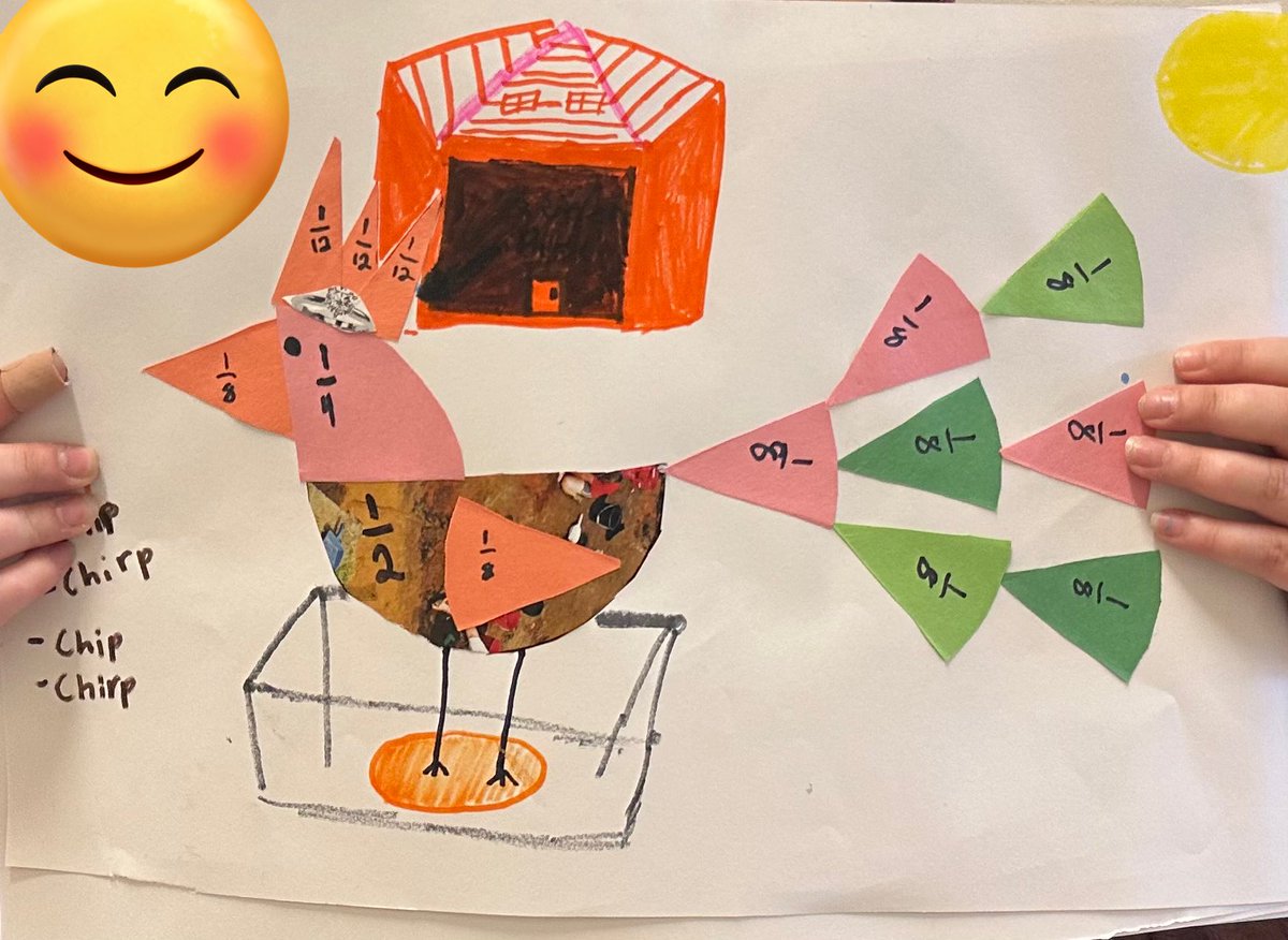 Our #Art teacher @MrsWinklerArt has done it again! Supporting #EOGReview of fractions with this awesome project. #LHESMustangs #CCSOnTheRise #CCSArt #CCSK5Math