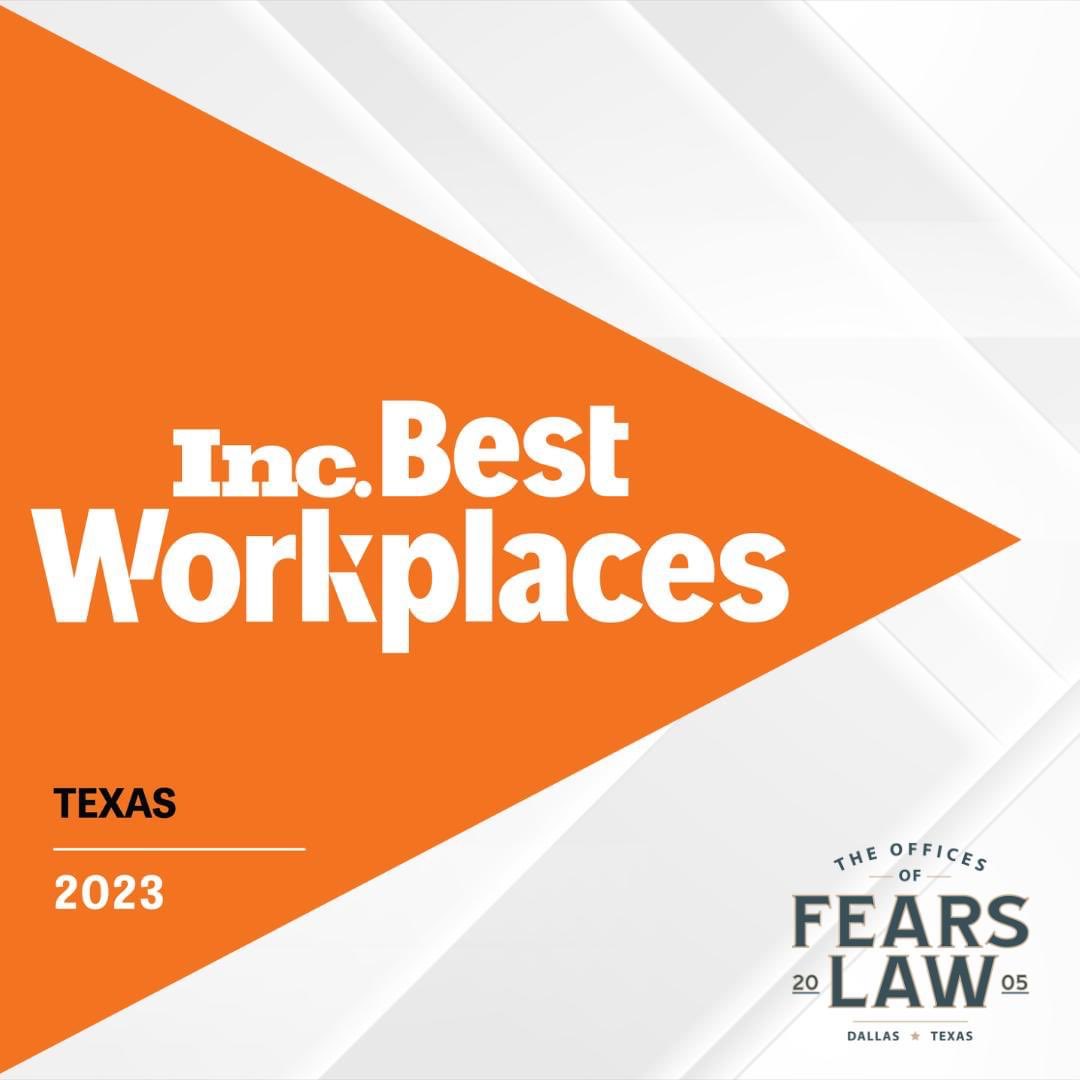 FearsLaw's tweet photo. We're thrilled to announce Fears Law has been named a Best Workplace by @Inc! Our firm is incredibly grateful for this prestigious recognition and proud of the team culture we've built at Fears Law. #incbestworkplaces

https://t.co/fLp0jODYe4 https://t.co/HO60eDnZlR