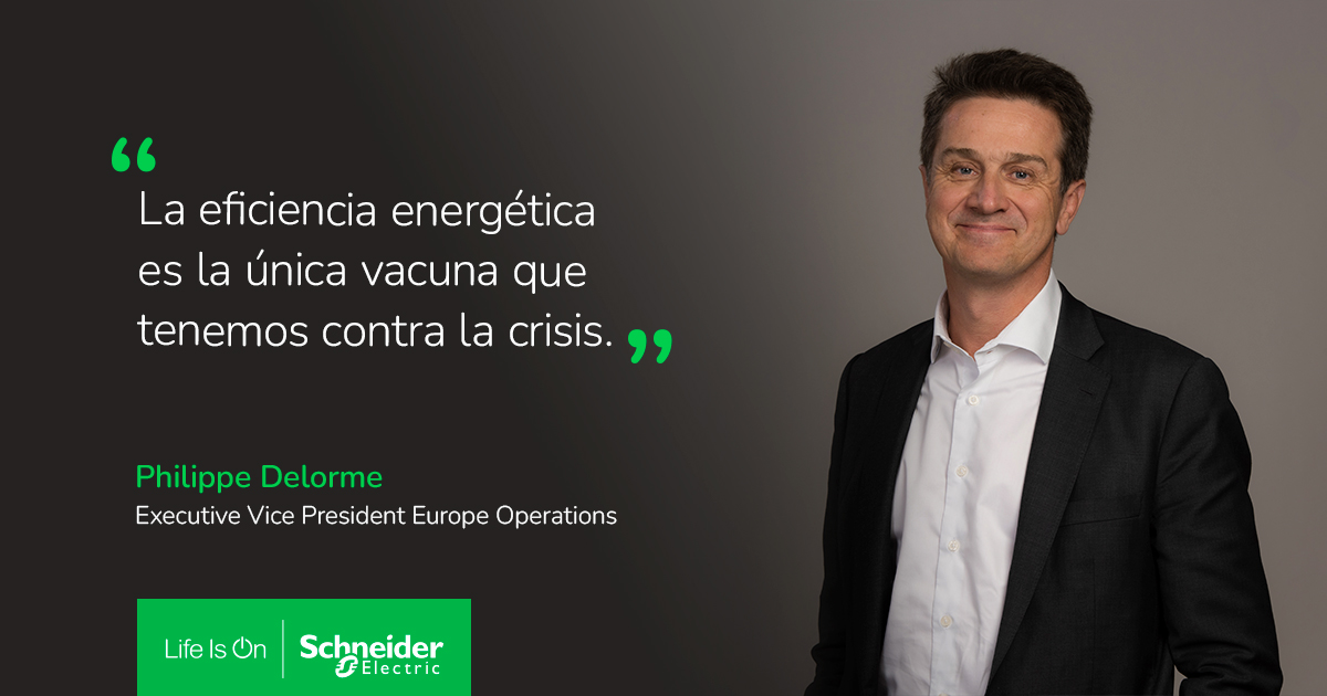 "La eficiencia energética es la única vacuna que tenemos contra la crisis". Así lo afirma Philippe Delorme en una entrevista para <a href="/elEconomistaes/">elEconomista.es</a>, en la que explica el papel clave de la #digitalización en la transición energética.

Te invitamos a leerla 👉 spr.ly/6011O9yX1