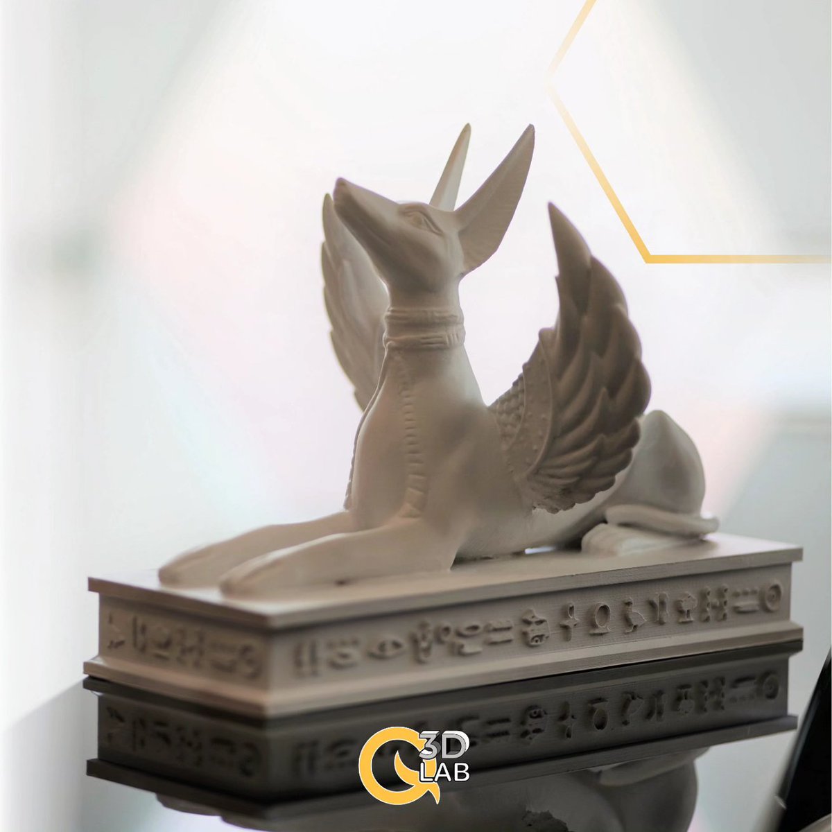 Q3DLab's tweet photo. Anubis 3D Print 
➡️instagram: @q3dlab_
#anubi #3dprints #3dprinting #q3dlab #beautiful #blender #3dmodeling #3dmodel #3d #graphiclettering #letter #type #typelettering #design #designer #stampa3ditalia #stampa3d #anubis #anubias #q3dlab #qconsulting #egipt #egizi #egiziano https://t.co/6iwoG7sGO6